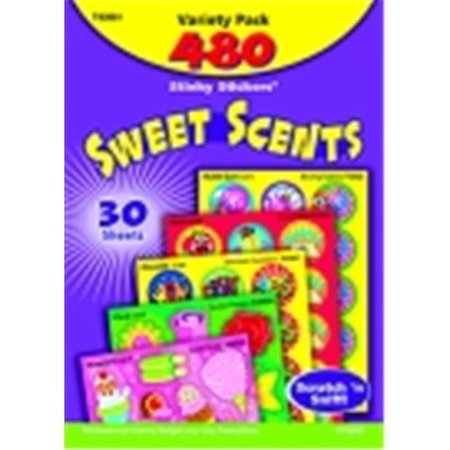 TREND ENTERPRISES Trend Enterprises Stinky Sticker Sweet Scent Scratch And Sniff Sticker Set; Set - 480 1401763